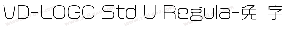 VD-LOGO Std U Regula字体转换